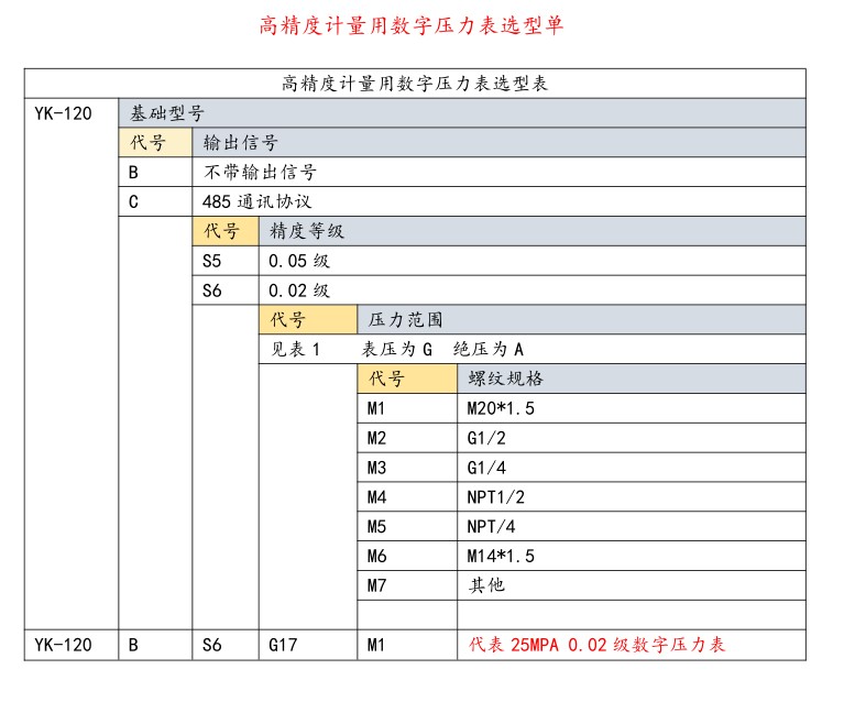 高精度数字压力表